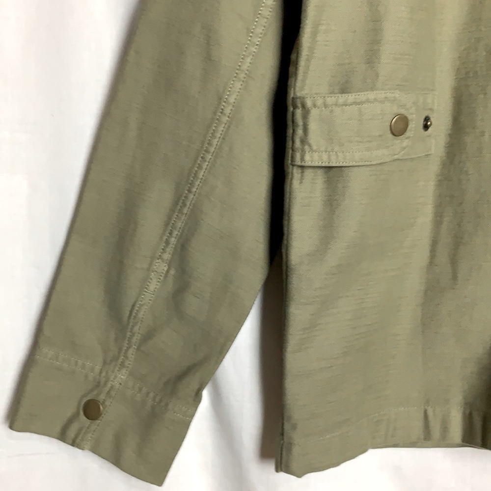 NWT J.Crew Garment Dyed Jacket Light Fatigue Utility Small - Picture 11 of 11